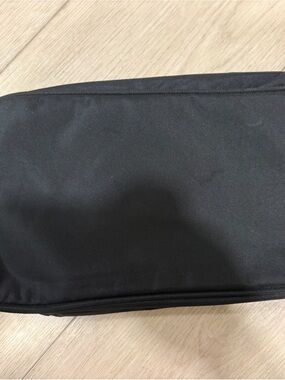 Men's Black Toiletry Bag Travel Kit